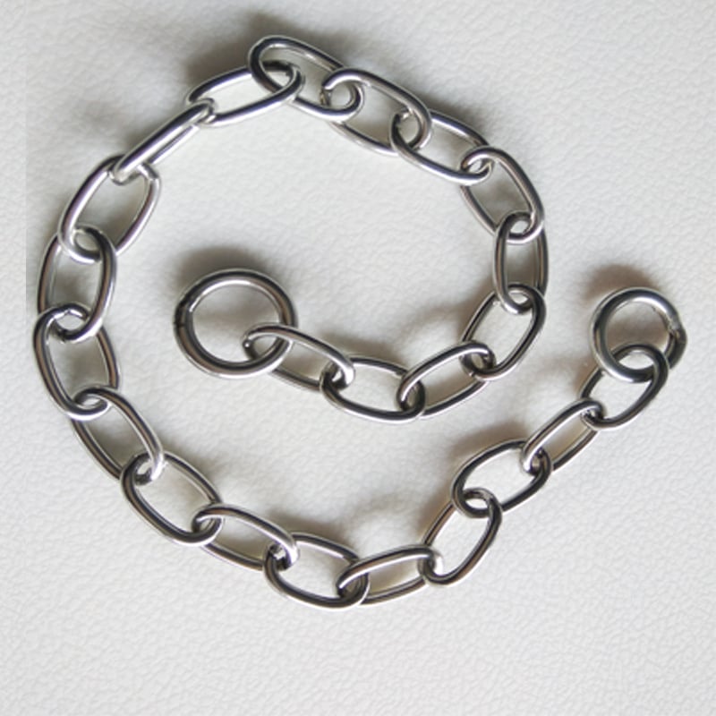 Ανοξείδωτο κολάρο σκύλου τύπου P για εκπαίδευση και έλεγχο