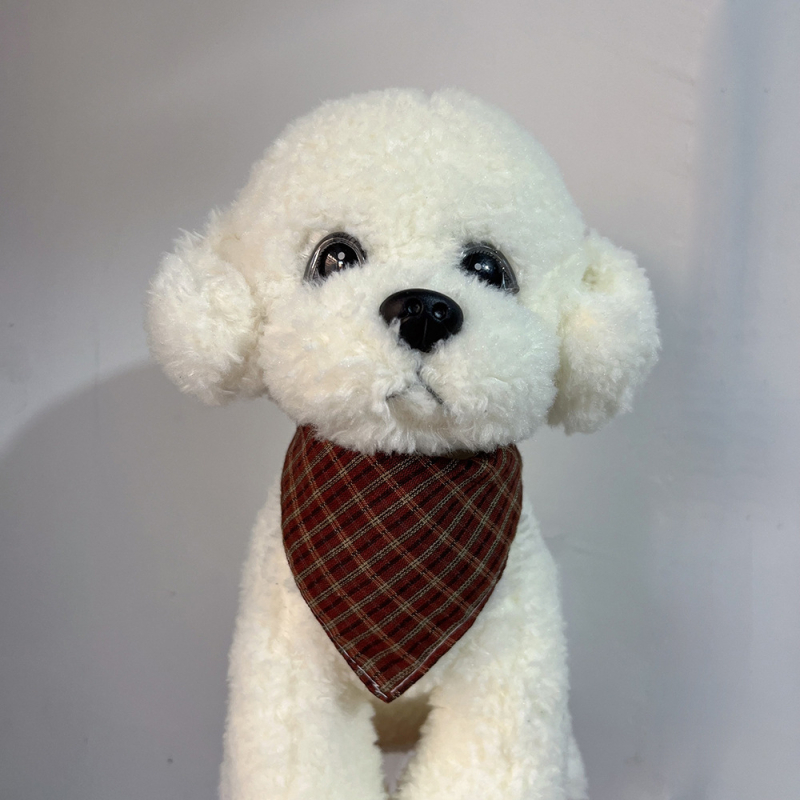 Τριγωνικό φουλάρι για κατοικίδια - Βαμβάκι, Ριγέ, Εκτύπωση, Υφαντό με μηχανή, Για όλες τις εποχές