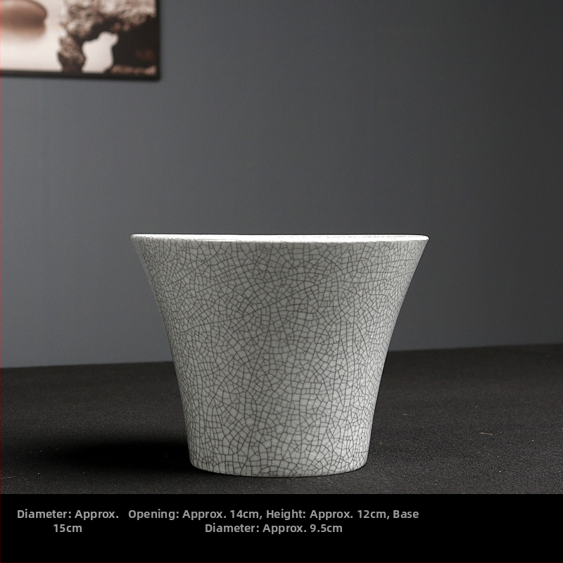 Keramički lonac za biljke (Ge kiln open glaze; visoka temperatura pečenja; stolna uporaba; ured i kućno vrtlarenje)
