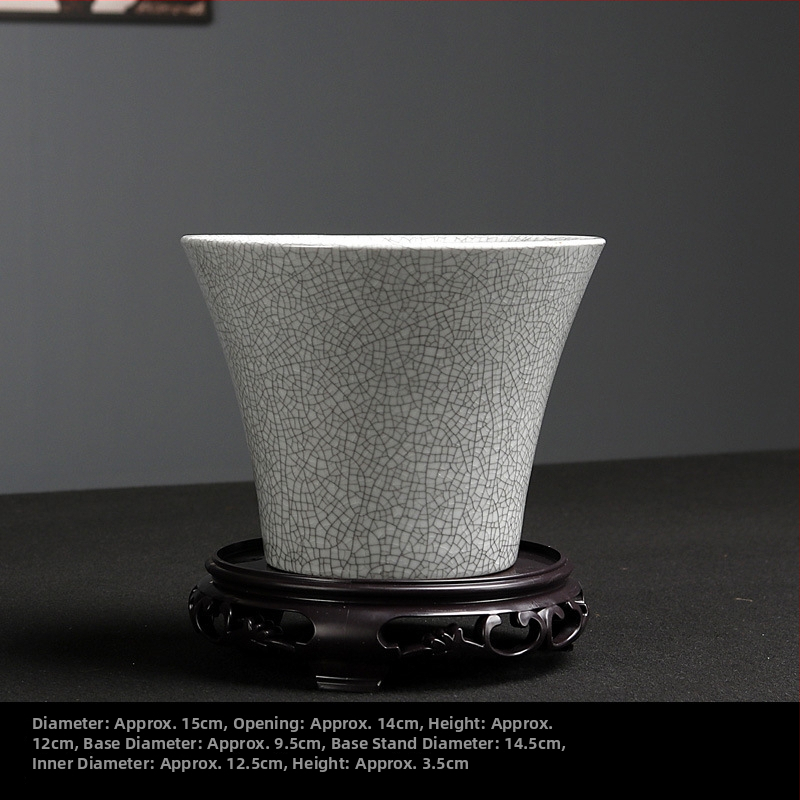 Keramički lonac za biljke (Ge kiln open glaze; visoka temperatura pečenja; stolna uporaba; ured i kućno vrtlarenje)