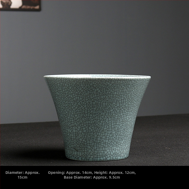 Keramički lonac za biljke (Ge kiln open glaze; visoka temperatura pečenja; stolna uporaba; ured i kućno vrtlarenje)