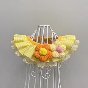 Macskák számára mohair háromszög sál – ősszel