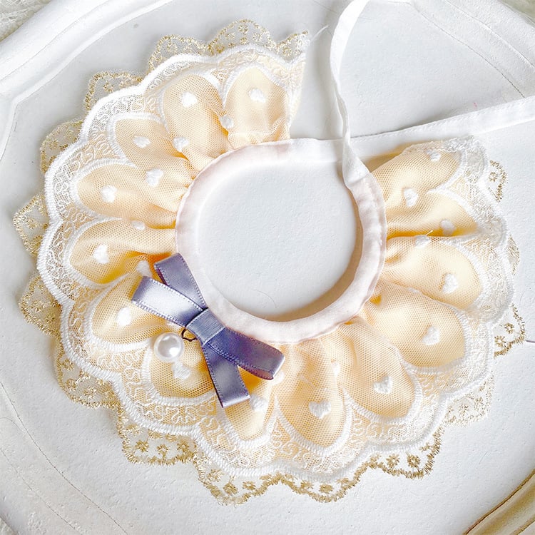 Δαντελένιο φουλάρι κατοικίδιων για γάτες και σκύλους; Γενική χρήση; Υλικό: Άλλο; Άδεια IP: Όχι