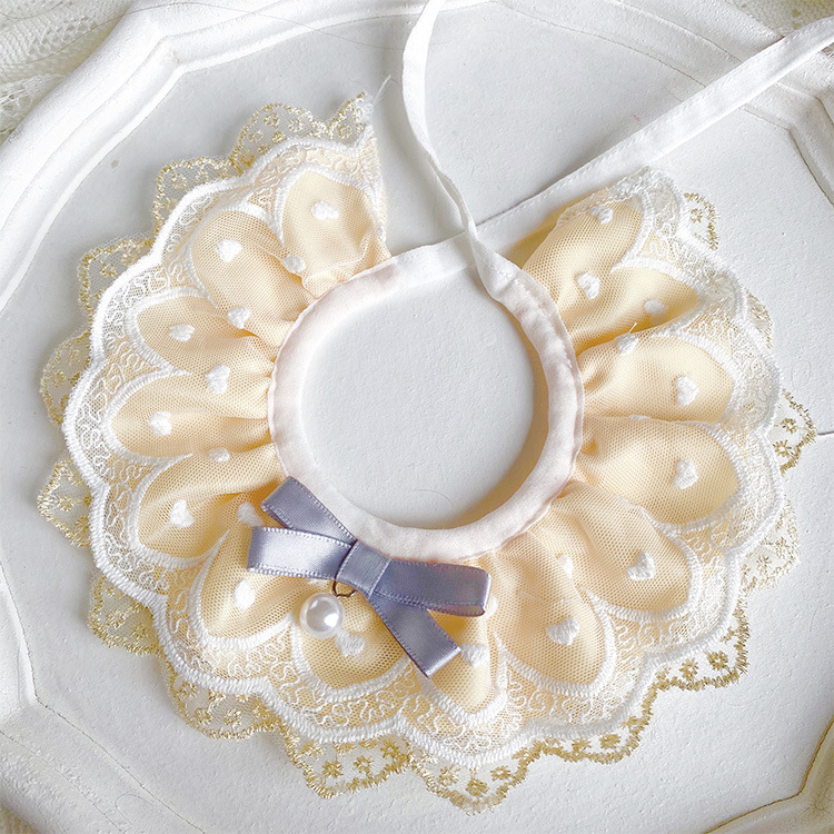 Δαντελένιο φουλάρι κατοικίδιων για γάτες και σκύλους; Γενική χρήση; Υλικό: Άλλο; Άδεια IP: Όχι