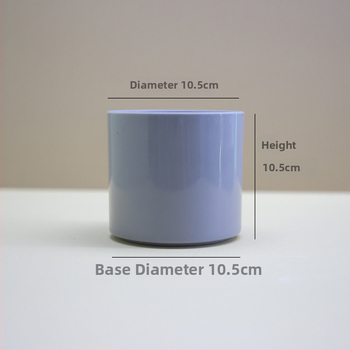 Plastový kvetináč na vnútorné aj vonkajšie použitie — priama valcová forma, vstrekované formovanie, kvetináč na sadenie