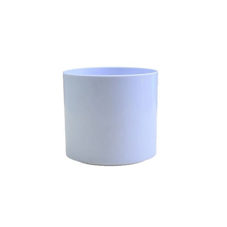 Műanyag növénytartó bel- és kültéri használatra — egyenes hengeres forma, injekciós öntés, csemeteedény