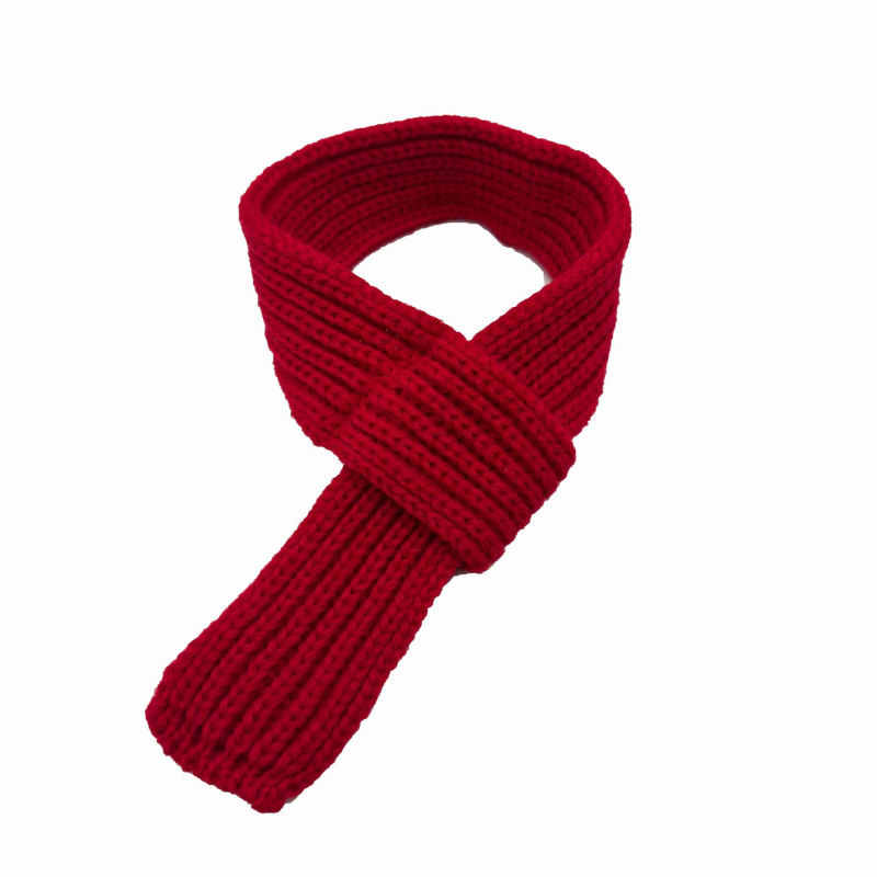 Μαλλινός κασκόλ κατοικίδιου γάτας, cartoon σχέδιο, χειροποίητα πλεκτό, χειμωνιάτικο χριστουγεννιάτικο αξεσουάρ, μάρκα Ming rui