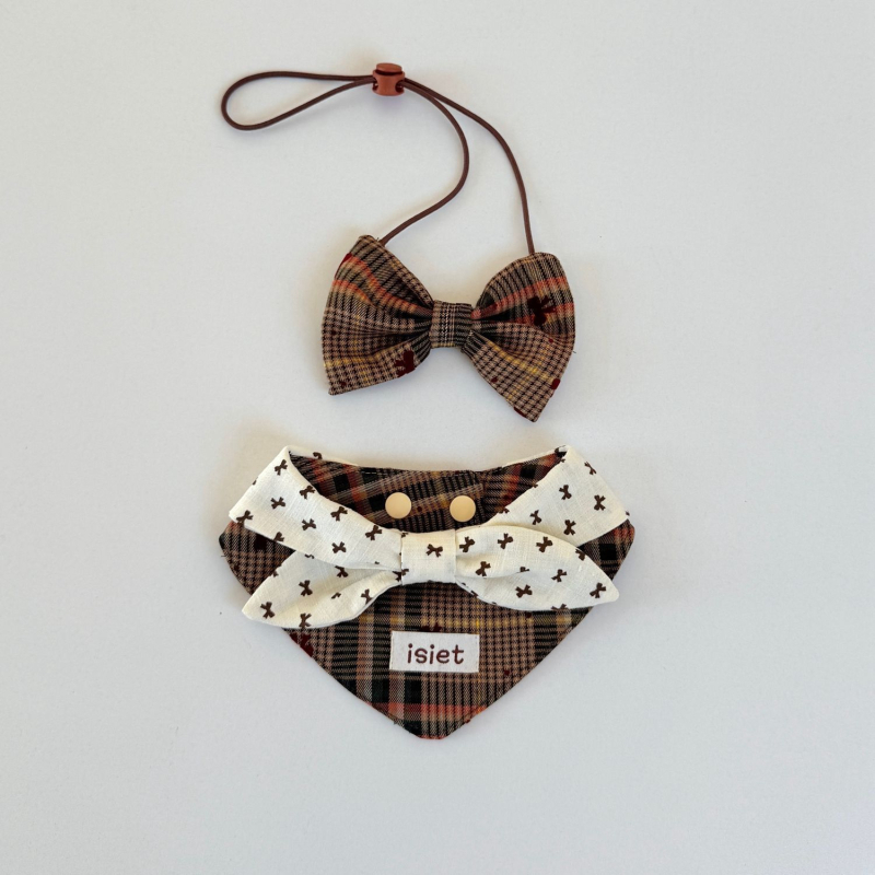 Τρίγωνικό φουλάρι για γάτες, mohair, άλλος σχεδιασμός, φθινοπωρινή χρήση