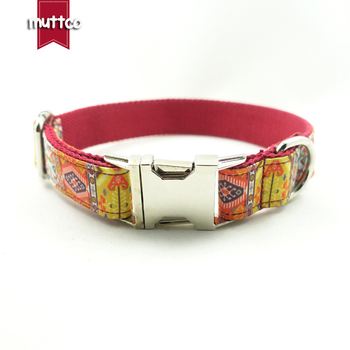 Κολάρο σκύλου MUTTCO – πολυεστέρας, φλοράλ μοτίβο, για σκύλους