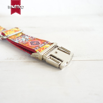 Κολάρο σκύλου MUTTCO – πολυεστέρας, φλοράλ μοτίβο, για σκύλους