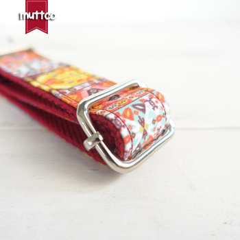 Κολάρο σκύλου MUTTCO – πολυεστέρας, φλοράλ μοτίβο, για σκύλους