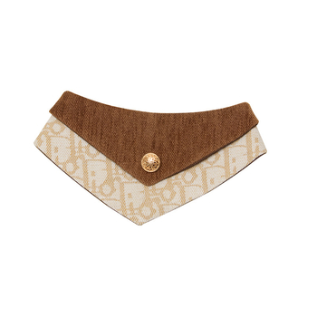 Ρυθμιζόμενη πετσέτα-μπιμπ για κατοικίδια με Twill ύφασμα, καθολική εφαρμογή, τεσσάρων εποχών, σχέδιο τρίγωνου, βρετανικό στυλ