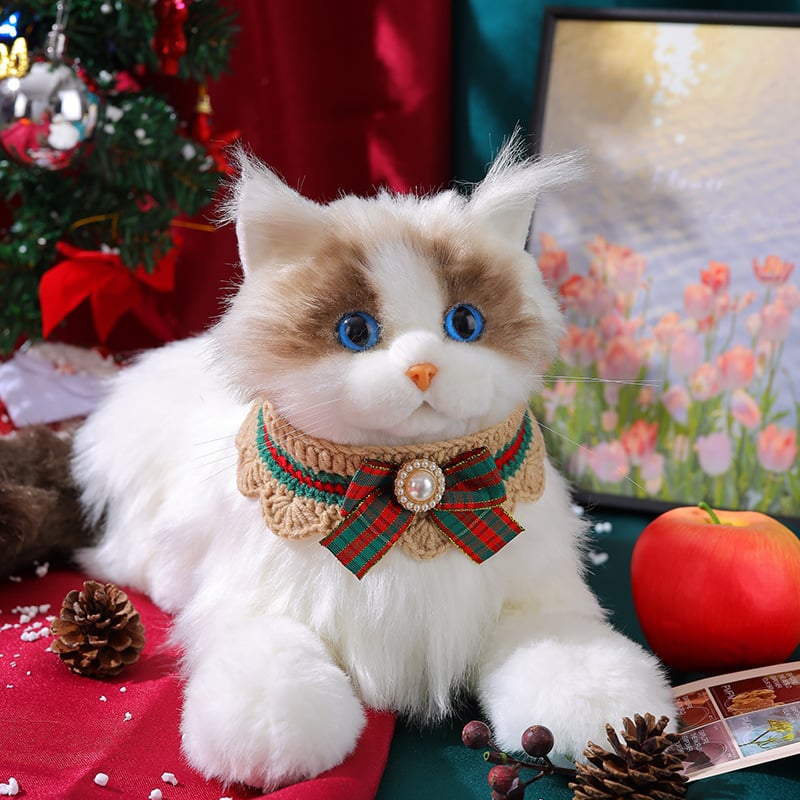 Meow garden βιντάζ υφαντό μάλλινο κολάρο κατοικίδιων για γάτες και σκύλους, μοτίβο σε χρωματικό μπλοκ, ευρεία χρήση, στυλ πριγκίπισσα.