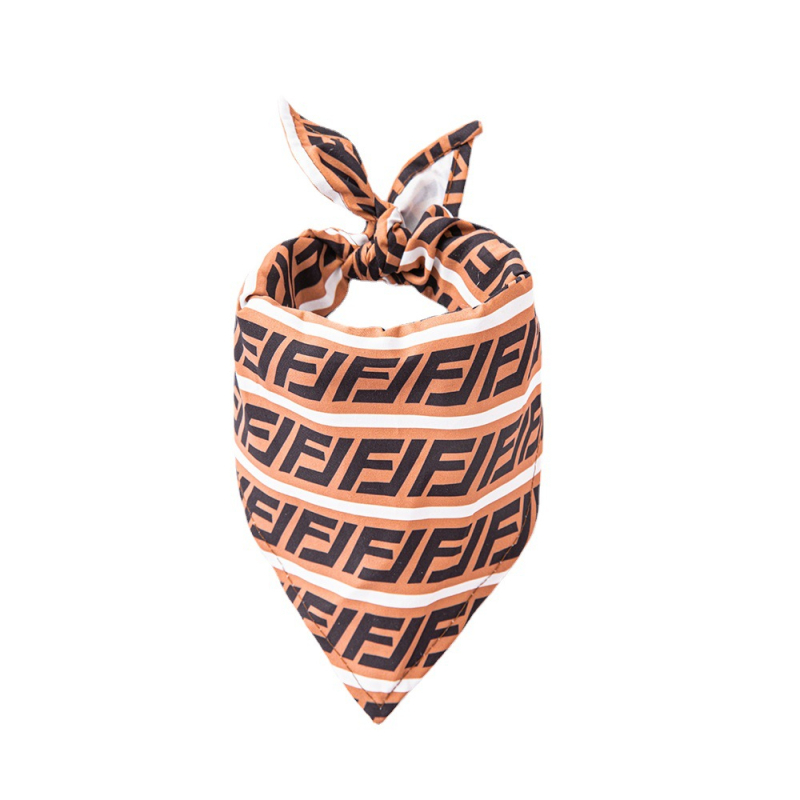 Τριγωνικός φουλάρι για κατοικίδια με καρό μοτίβο, πολυεστέρας, ύφανση τβιλ, εκτύπωση, για χρήση όλες τις εποχές