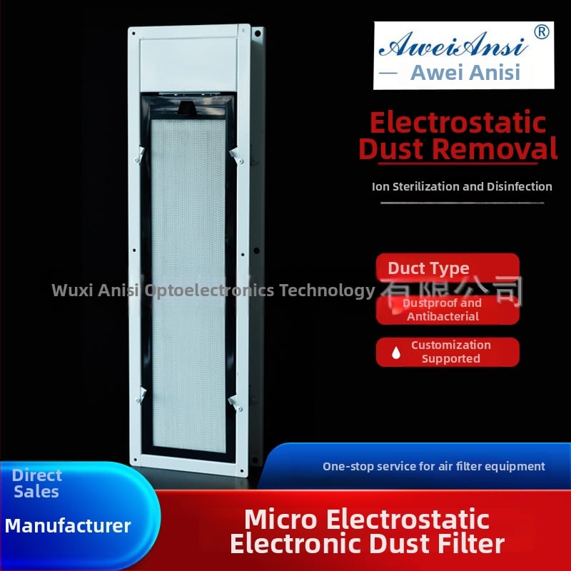 Avainas mikroelektrostatiline õhupuhastaja keskse kliimasüsteemi jaoks – steriliseerimine ja tolmu eemaldamine