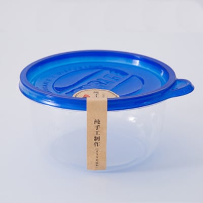 Кръгли съдове за хранителни продукти с капак, еднократни кутии за бързо хранене, PP, 300 комплекта в кутия, подходящи за микровълнова печка