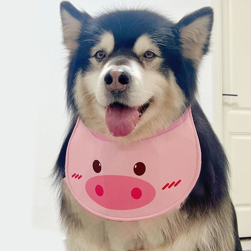 Kutyaszájkendő közepes és nagyméretű kutyáknak — nyári nedvességálló sál Golden Retriever és Szamoyed fajtákhoz