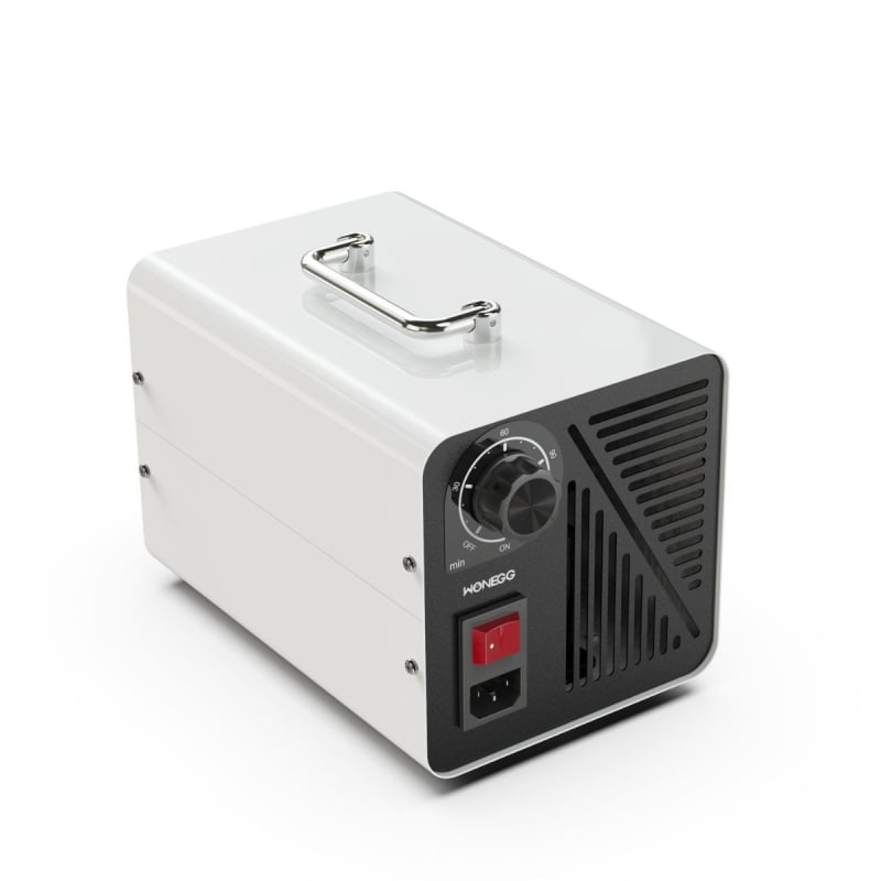 WONEGG Kaasaskantav ozonigeneraator ja õhu steriliseerija lõhnade kõrvaldamiseks ja õhu puhastamiseks – 50 töödeldud õhu maht