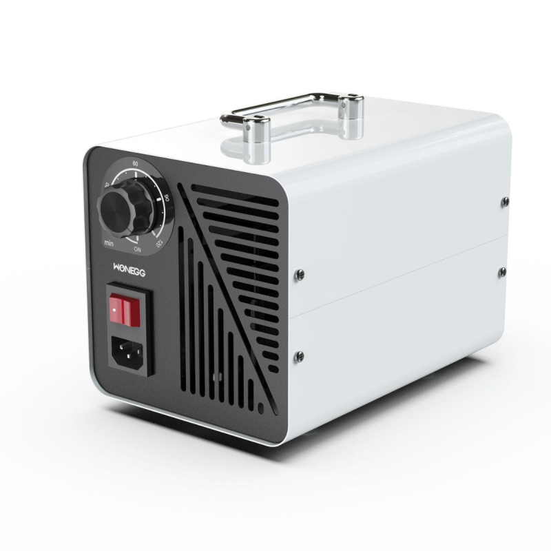 WONEGG Kaasaskantav ozonigeneraator ja õhu steriliseerija lõhnade kõrvaldamiseks ja õhu puhastamiseks – 50 töödeldud õhu maht