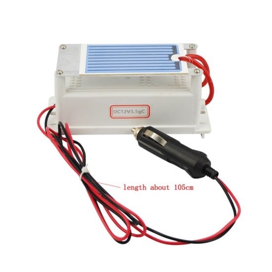 Autoozonigeneraator integreeritud kujundusega, DC12V toiteallikaga, aktiivse hapniku tehnoloogiaga, õhuvoolu maht 20, müratase 30, mudel AZ-DC12V-YTS, sobib auto- ja koduõhu puhastamiseks