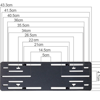 Tim Mei Διάταξη πινακίδας αυτοκινήτου — μοντέλο Cotton license plate converter, συμβατός με όλα τα εισαγόμενα οχήματα, μοντέλο αυτοκίνητο-ειδικό, παραμετροποίηση κατά παραγγελία: Ναι
