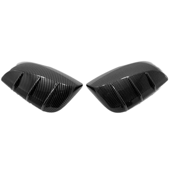 Κάλυμμα καθρέφτη οπισθοπορείας για Toyota RAV4 2019, ABS, φινίρισμα ανθρακονήματος με ρίγες, μοντέλο JYP-07