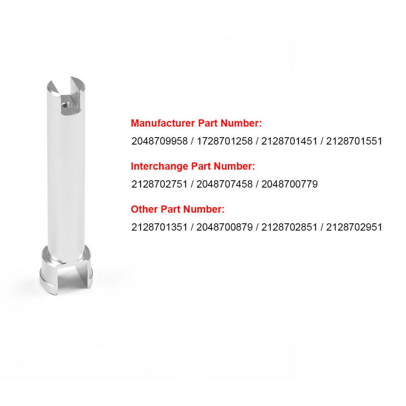 Dyno Racing automobilni modifikacijski dodatak – aluminijski osovinski dio knob latch za Mercedes-W204/W212; modeli: 2048709958,1728701258,2128701451,2128701551; kompatibilni modeli: E-Class W212/S212/A207/C207 i C-Class W204/C204/S204
