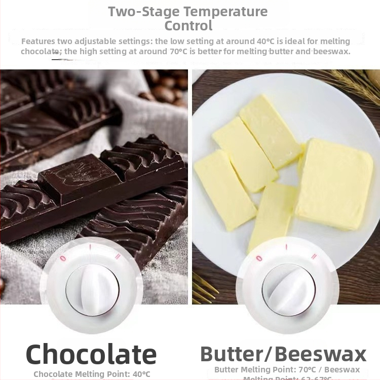 Hrniec na roztápanie čokolády s formou na maslo, elektrické vykurovanie, jednopotový alebo dvojitý hrniec, pôvod: Wenzhou
