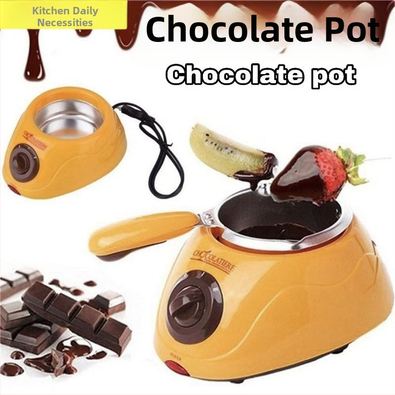Hrniec na roztápanie čokolády s formou na maslo, elektrické vykurovanie, jednopotový alebo dvojitý hrniec, pôvod: Wenzhou