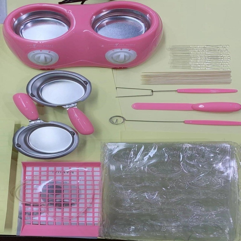 Пот за топене на шоколад с форми за масло, електрическо нагряване, единична или двойна тава, произход: Уензоу