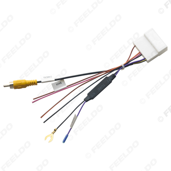 FEELDO Kabel adapter za konverziju za Toyota s 28-pin stražnju kameru – kabel za obrnuto vožnju, plastika i metal