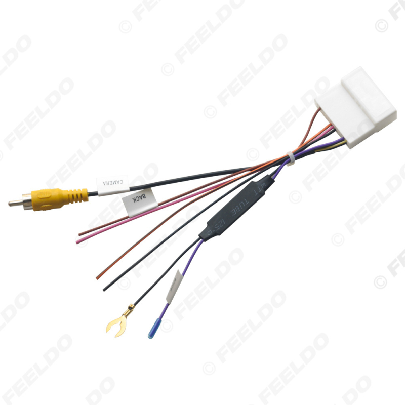 FEELDO Kabel adapter za konverziju za Toyota s 28-pin stražnju kameru – kabel za obrnuto vožnju, plastika i metal