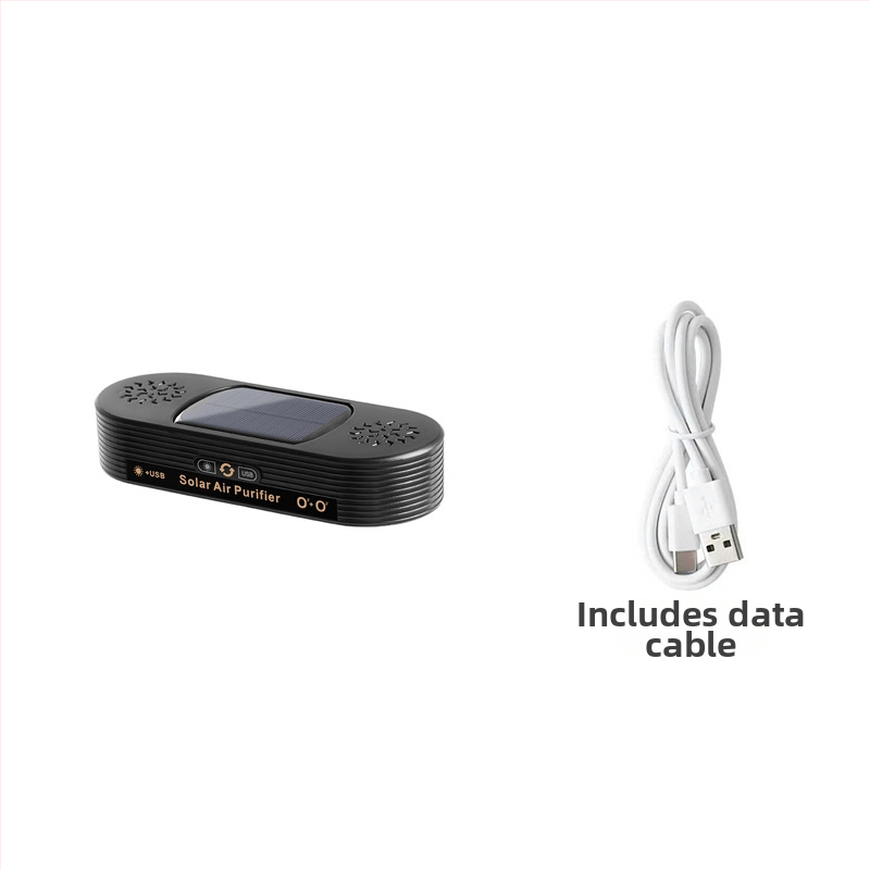 Automobilski pročišćivač zraka s dvostrukim jezgrom, USB napajanje, 50 m3/h, tih (<36 dB), uklanja formaldehid i mirise, koristi negativne ione, plazmu, ozon i elektrostatiku