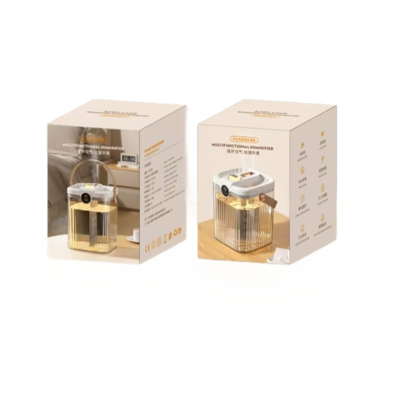 Vlaživač zraka s dva izlaza magle, spremnik 1,0–2,5 L, USB napajanje, noćno svjetlo (2 izlaza; 1,0–2,5 L; USB; prostorije do 10 m²)