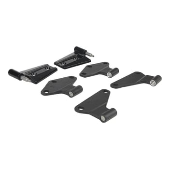 Set za ugradnju vrata šarki za Jeep Wrangler JK (07-18) – aluminijska legura, 16-dijelni set, modeli 55395386AB/AC/AE, RUNSHENG