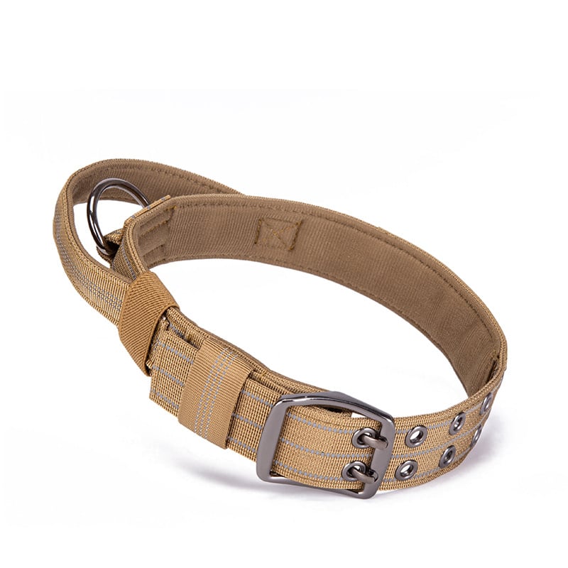Colier și lesa din nylon pentru rase mari, potrivit pentru Golden Retriever și German Shepherd