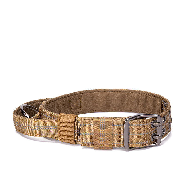 Colier și lesa din nylon pentru rase mari, potrivit pentru Golden Retriever și German Shepherd