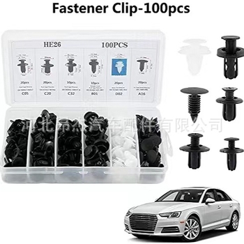 Clipuri pentru garnitura ușii din nylon, universale, 100 buc