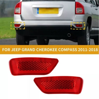 Stražnji reflektor stražnjeg branika Jeep CH11841000, ABS+PMMA, JSMKCS