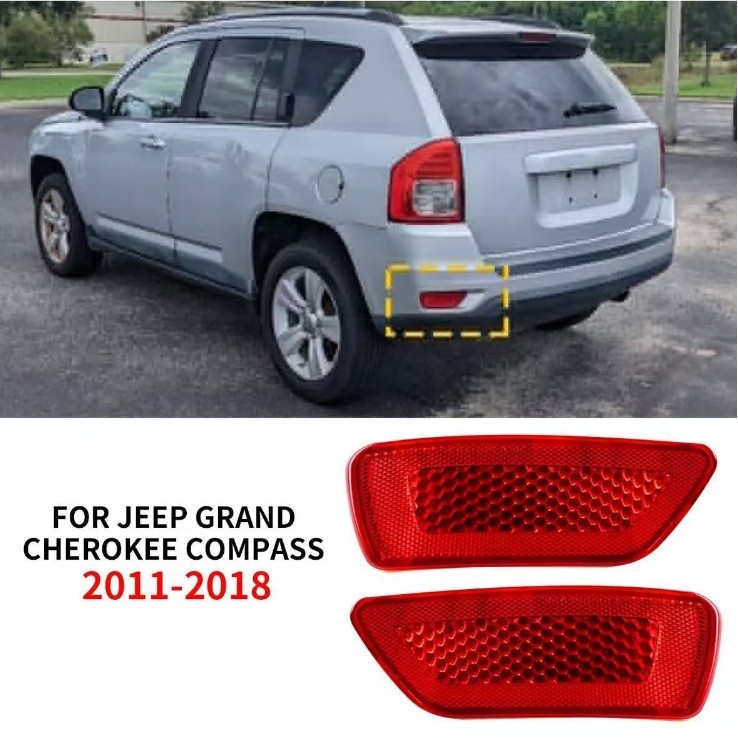 Stražnji reflektor stražnjeg branika Jeep CH11841000, ABS+PMMA, JSMKCS