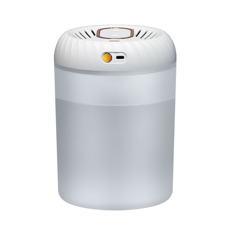 Ovlaživač zraka s aromaterapijom i pročišćavanjem zraka, USB napajanje, kapacitet spremnika 1,0–2,5 L, za prostorije do 10 m², 2 izlaza magle, timer >8 sati