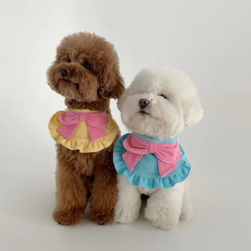 Pet Bib — Monokróm minta, Poliészter, Plain weave, Négy évszak