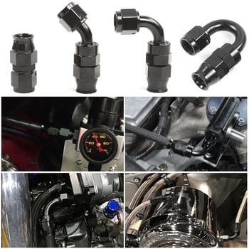 Automobilski PTFE spoj za uljnu crijevo AN6/AN8/AN10, brzo protiv curenja, aluminijska legura, model HR021