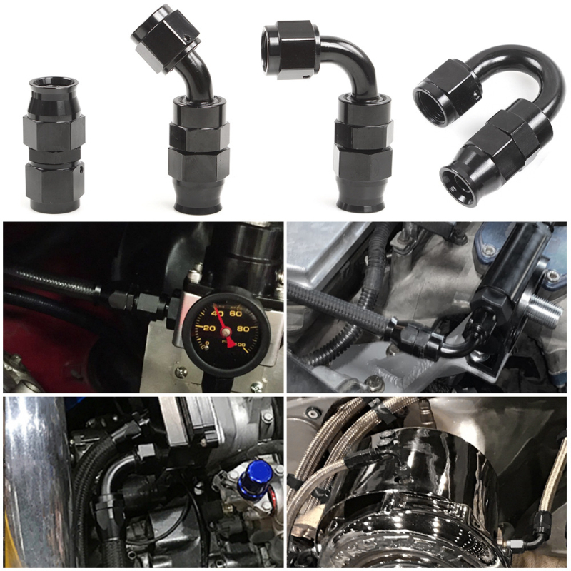 Automobilski PTFE spoj za uljnu crijevo AN6/AN8/AN10, brzo protiv curenja, aluminijska legura, model HR021