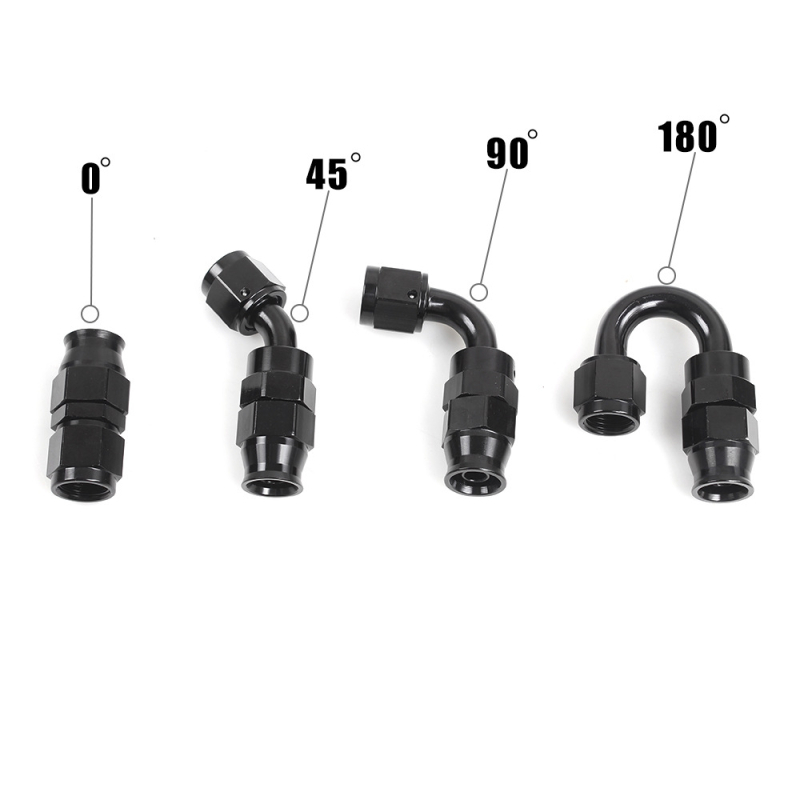 Automobilski PTFE spoj za uljnu crijevo AN6/AN8/AN10, brzo protiv curenja, aluminijska legura, model HR021