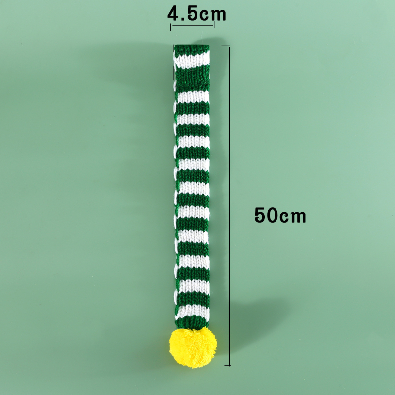 Šal za kućne ljubimce s prugama, vuneni, Jacquard pletenina, zima
