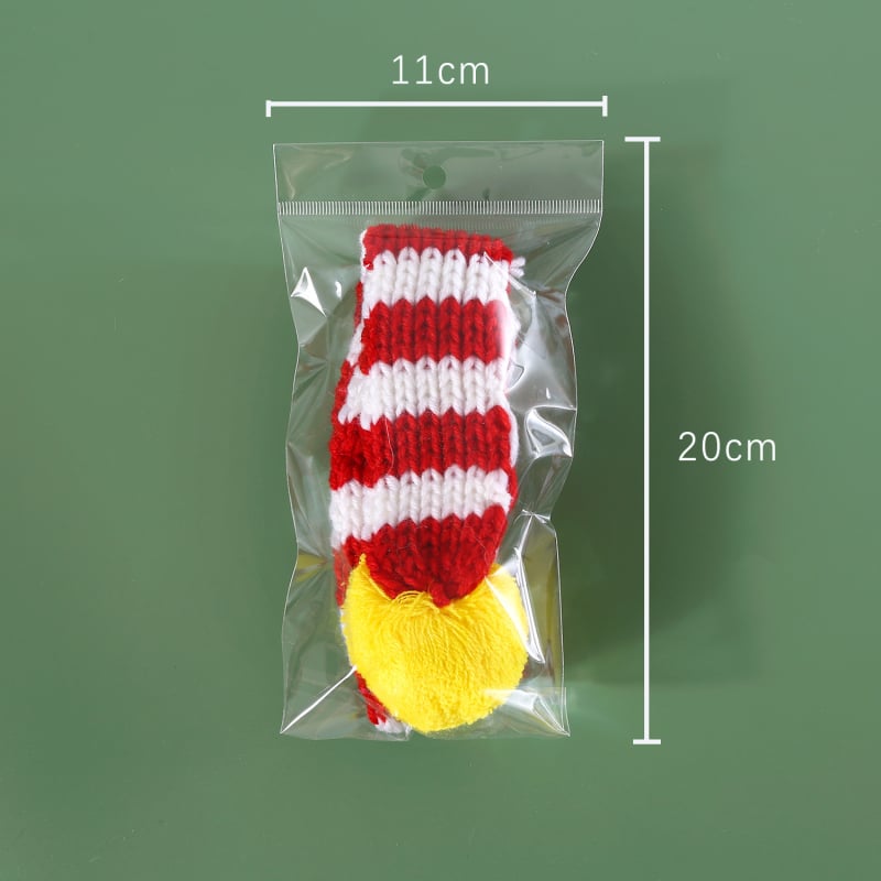 Šal za kućne ljubimce s prugama, vuneni, Jacquard pletenina, zima