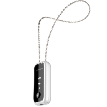 Prijenosni čistač zraka s negativnim ionima za nošenje oko vrata, USB napajanje, protok zraka 50 m³/h, buka ≤36 dB, pogodan za prostorije do 10 m²