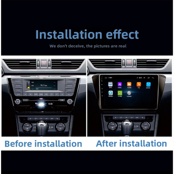 Skoda Android навигационна система с капацитивен тъчскрийн, DVD плеър и камера за обратно виждане