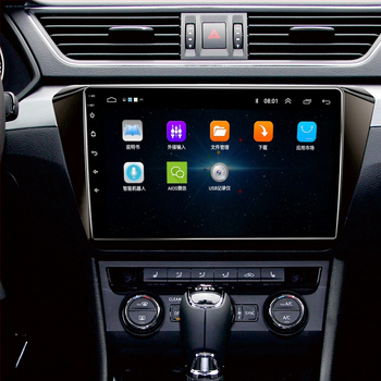 Skoda Android навигационна система с капацитивен тъчскрийн, DVD плеър и камера за обратно виждане